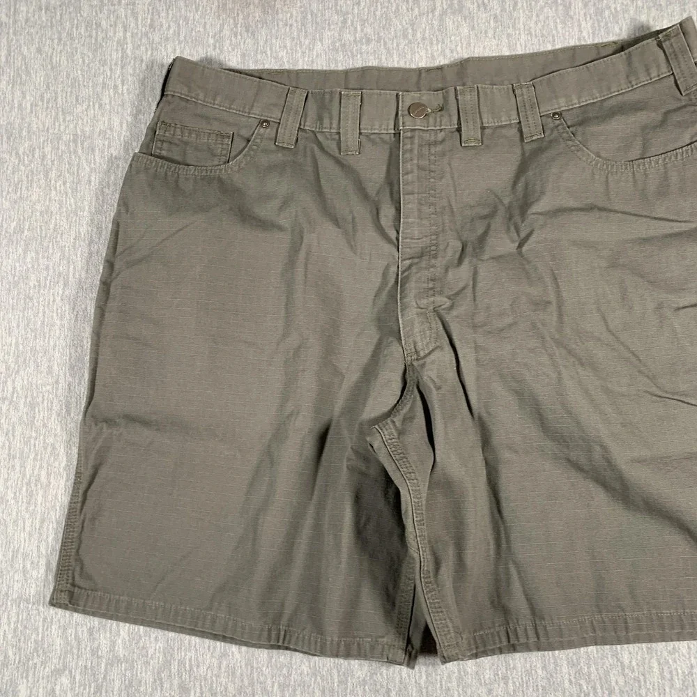Carhartt Shorts‎ Mens 44 Green Original Fit Ripstop Work Utility Cotton